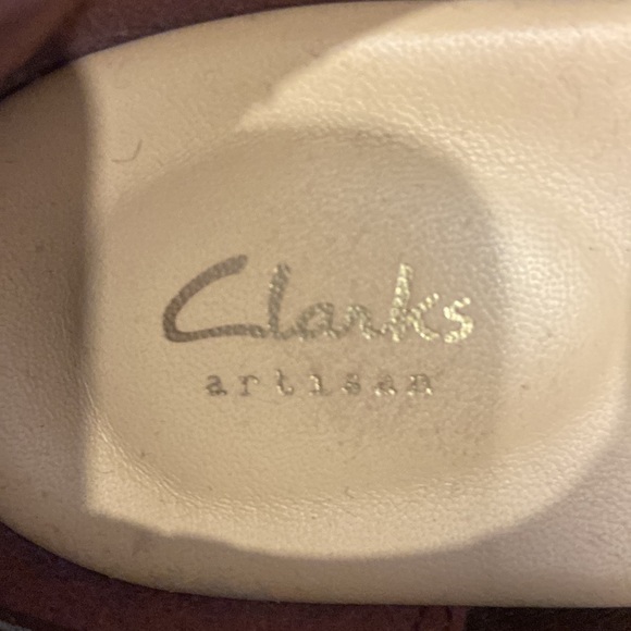 Clarks Teadale Maira Oxfords in Genuine Maroon Patent Leather - Picture 9 of 12